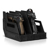 SAVIOR EQUIPMENT - Mobile Pistol Storage Rack w/ Handle - 4 Slots (RK-HAND-XFOUR)