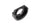 Black metal cylindrical component on a white background