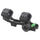 Black scope mount with angle indicator on a white background