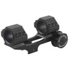 Black adjustable scope mount with 'Vector Optics' branding on a white background