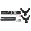 Mechanical parts and hardware kit on a white background