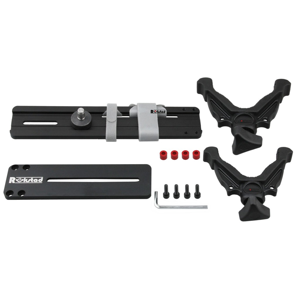 Mechanical parts and hardware kit on a white background