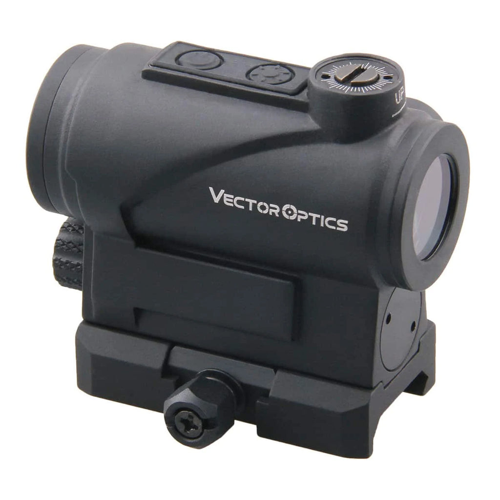 Black Vector Optics sight on a white background
