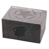 Vector Optics box with a black icon of a瞄准镜 on a gray background