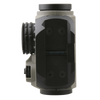 Rangefinder with lens and adjustment knobs on a white background