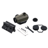 Weapon sight assembly with accessories on a white background