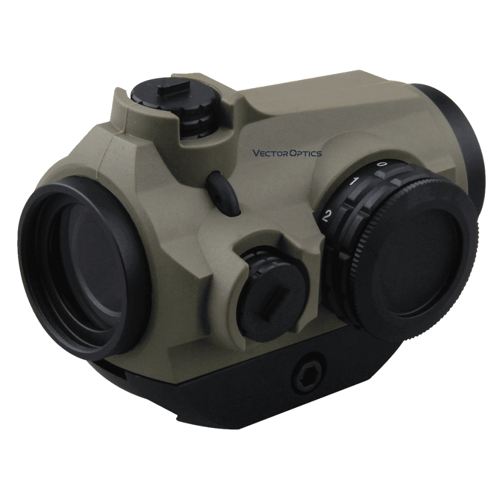 Vector Optics瞄准器在白色背景上