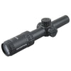 Black Victoptics rifle scope on a white background