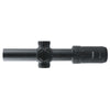 Black rifle scope on a white background
