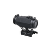 Black tactical sight on a white background