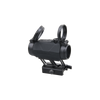 Black tactical sight on a white background