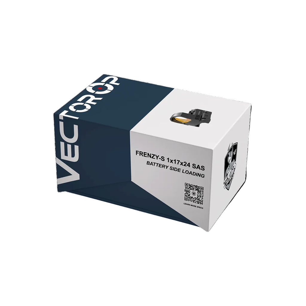 Vector Op Frenzy-S packaging on a white background