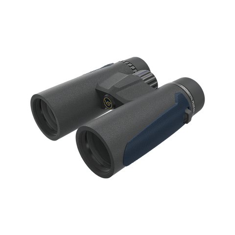 Pair of binoculars on a white background