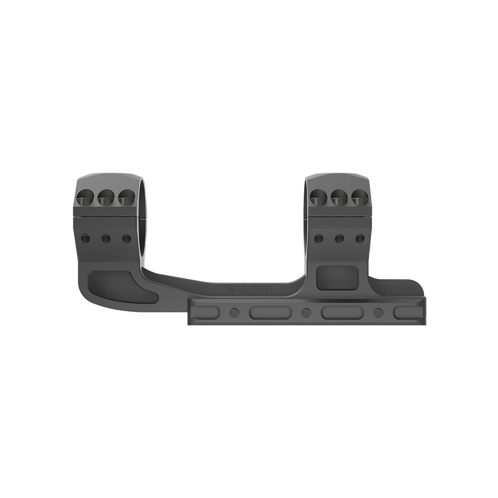 Black metal bracket on a white background