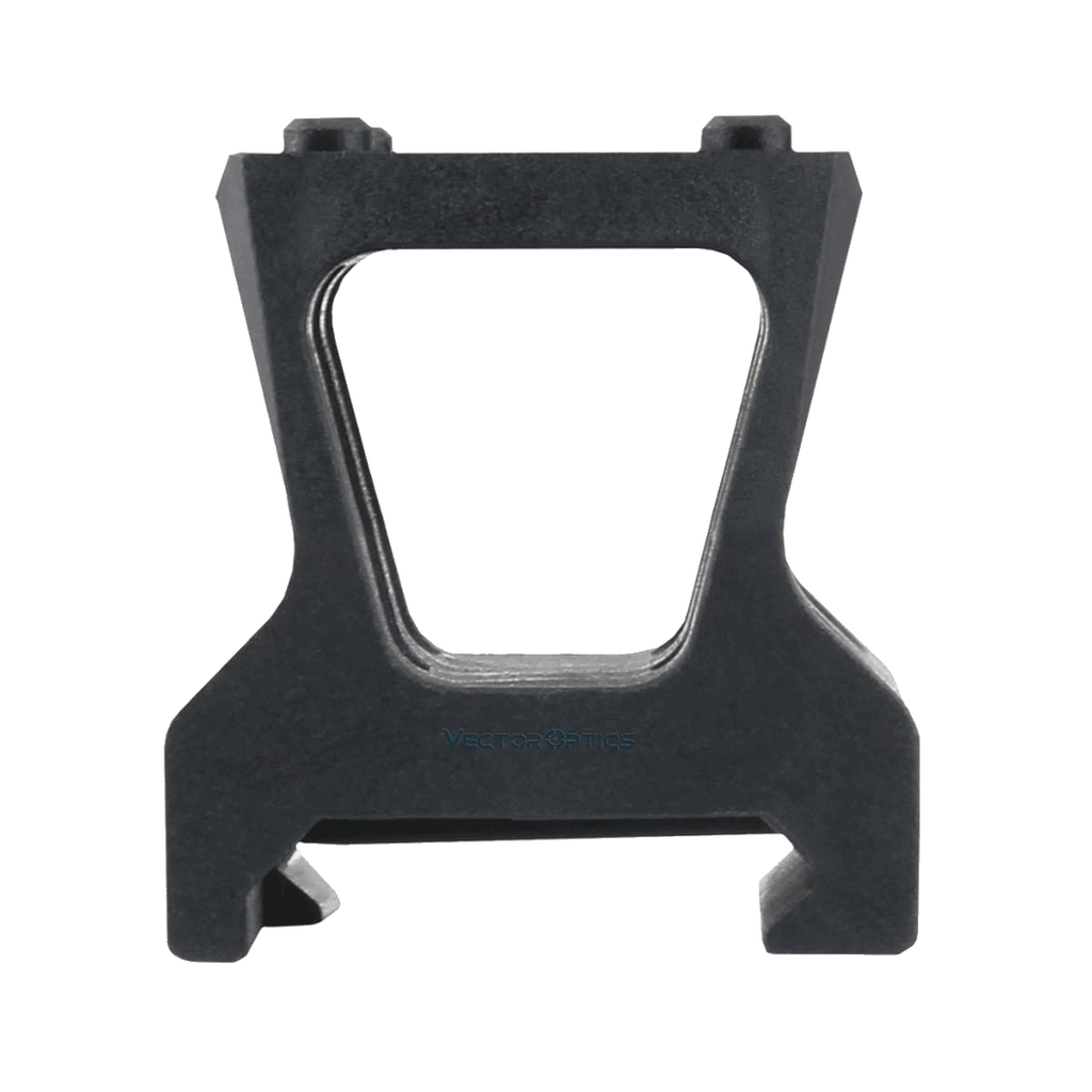 Black metal bracket on a white background