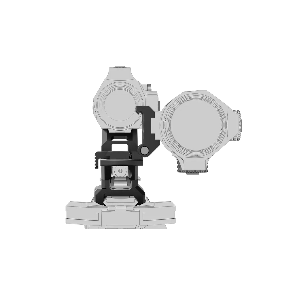 Technical drawing of a mechanical component on a white background