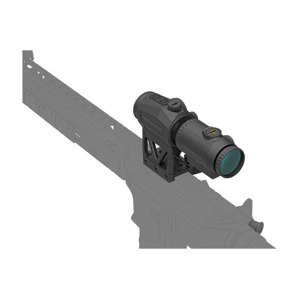 VECTOR OPTICS - Scrapper 1x25 MRT Red Dot & Paragon 3x Magnifier Kit with Integrated One-Piece Picatinny Mount (SCRMMK-01)