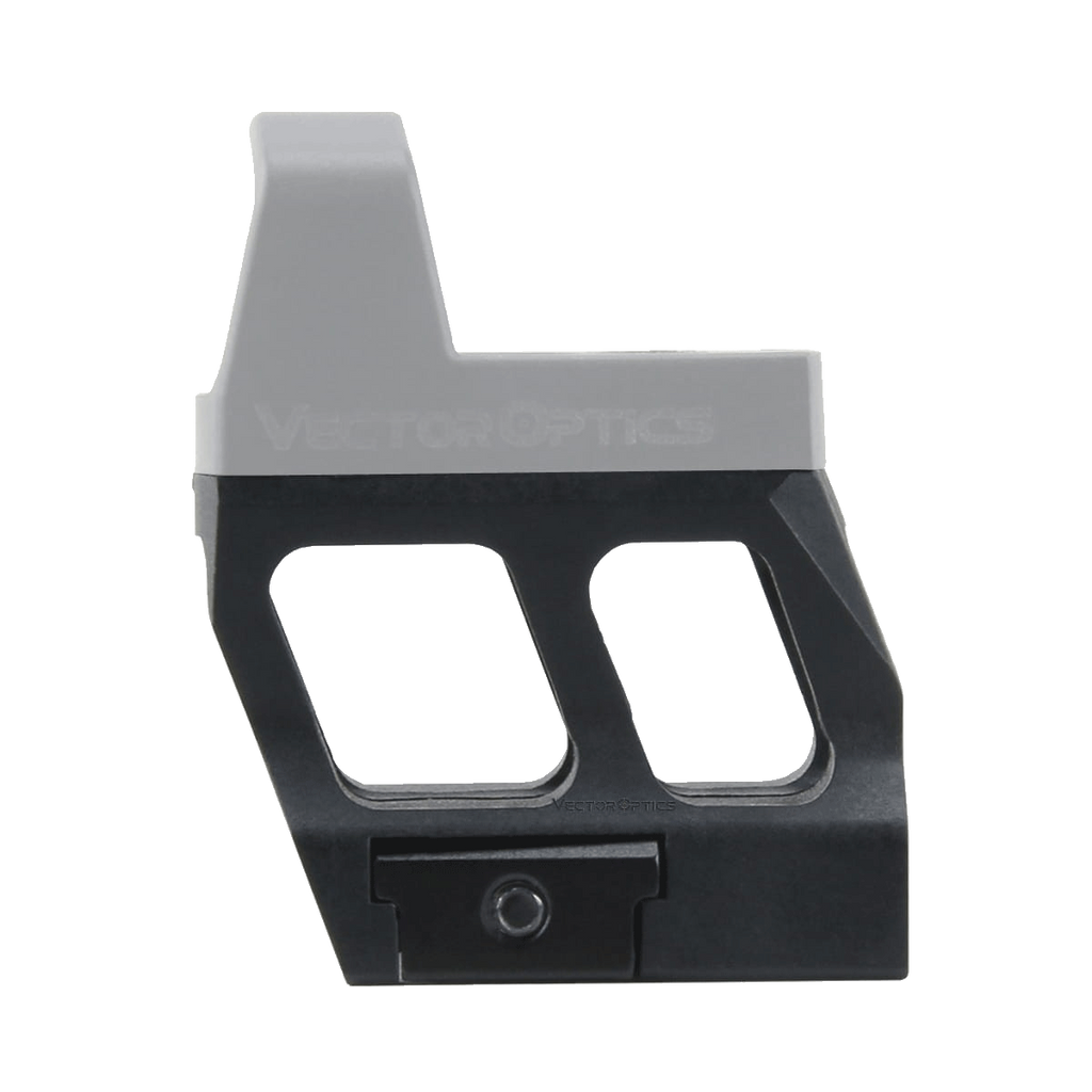 Black and gray sight on a white background
