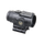 Black rifle scope with '4X Prism' label on a white background
