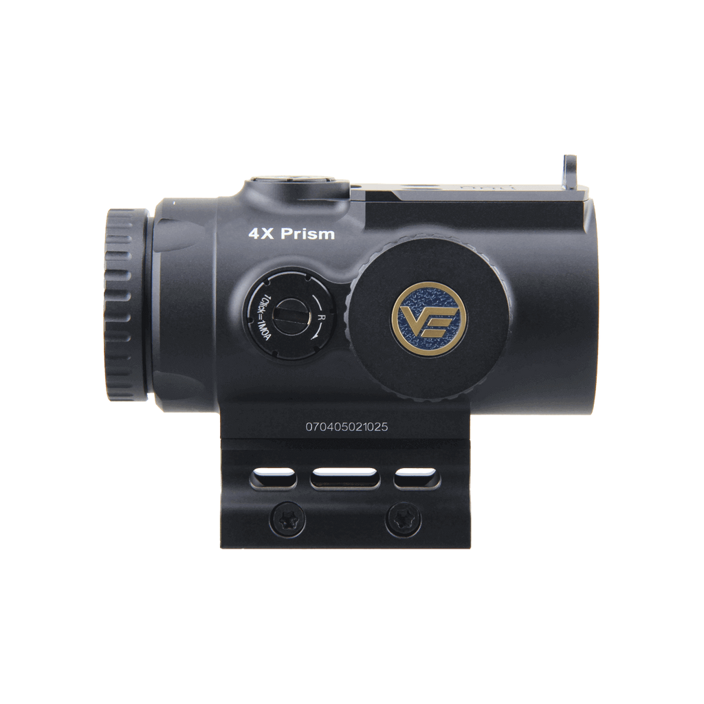 Black 4X Prism with visible branding on a white background