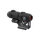 Black tactical sight with a visible brand logo on a white background