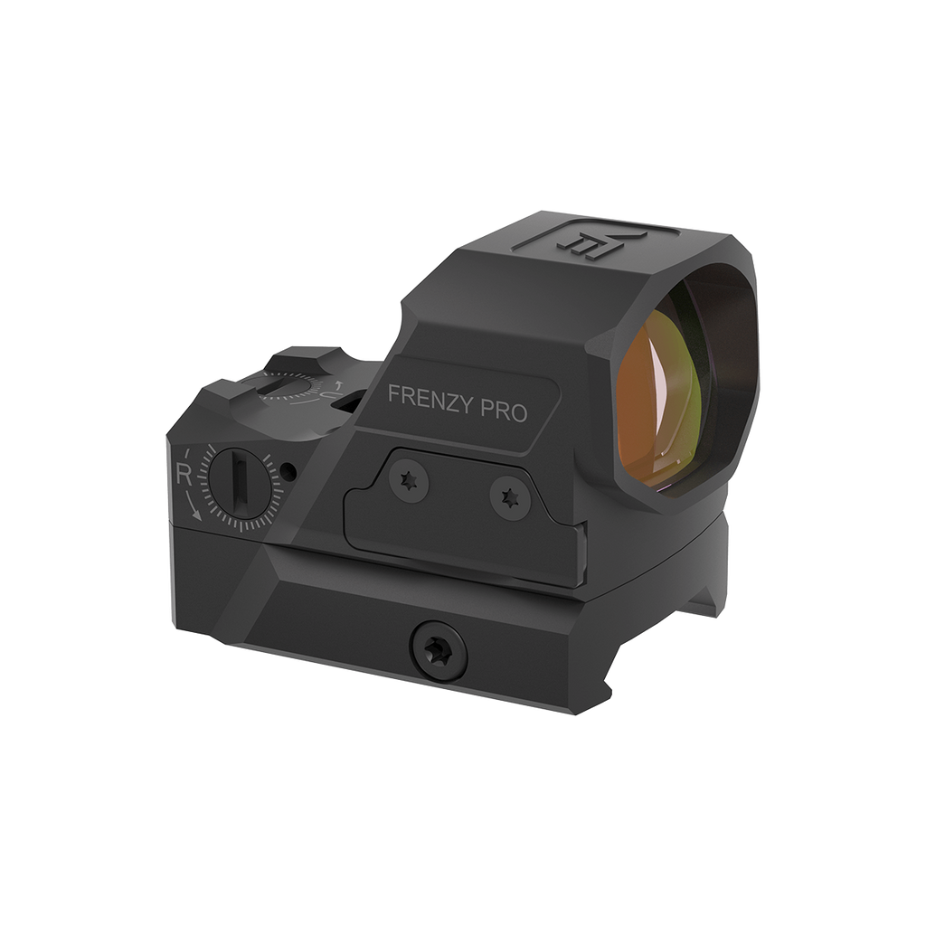 Frenzy Pro red dot sight on a white background
