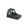 Black reflex sight with green reticle on a white background