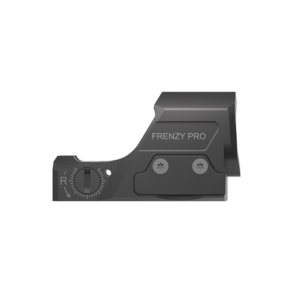 Black device labeled 'Frenzy Pro' on a white background