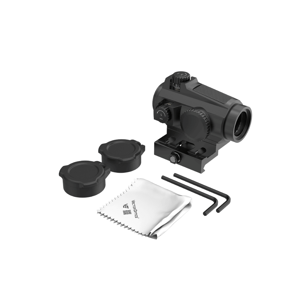 VECTOR OPTICS - Maverick-II Plus 1x22 SOL Solar Power Red Dot Sight (SCRD-PS12)