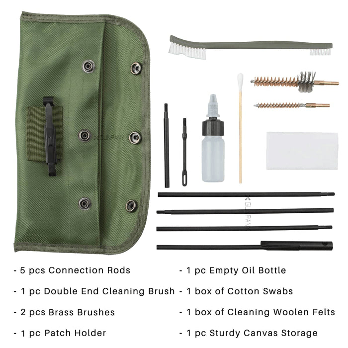 VECTOR OPTICS - AR15 / M16 Gunsmithing Cleaning Kit Pouch (GPGC-A15P)