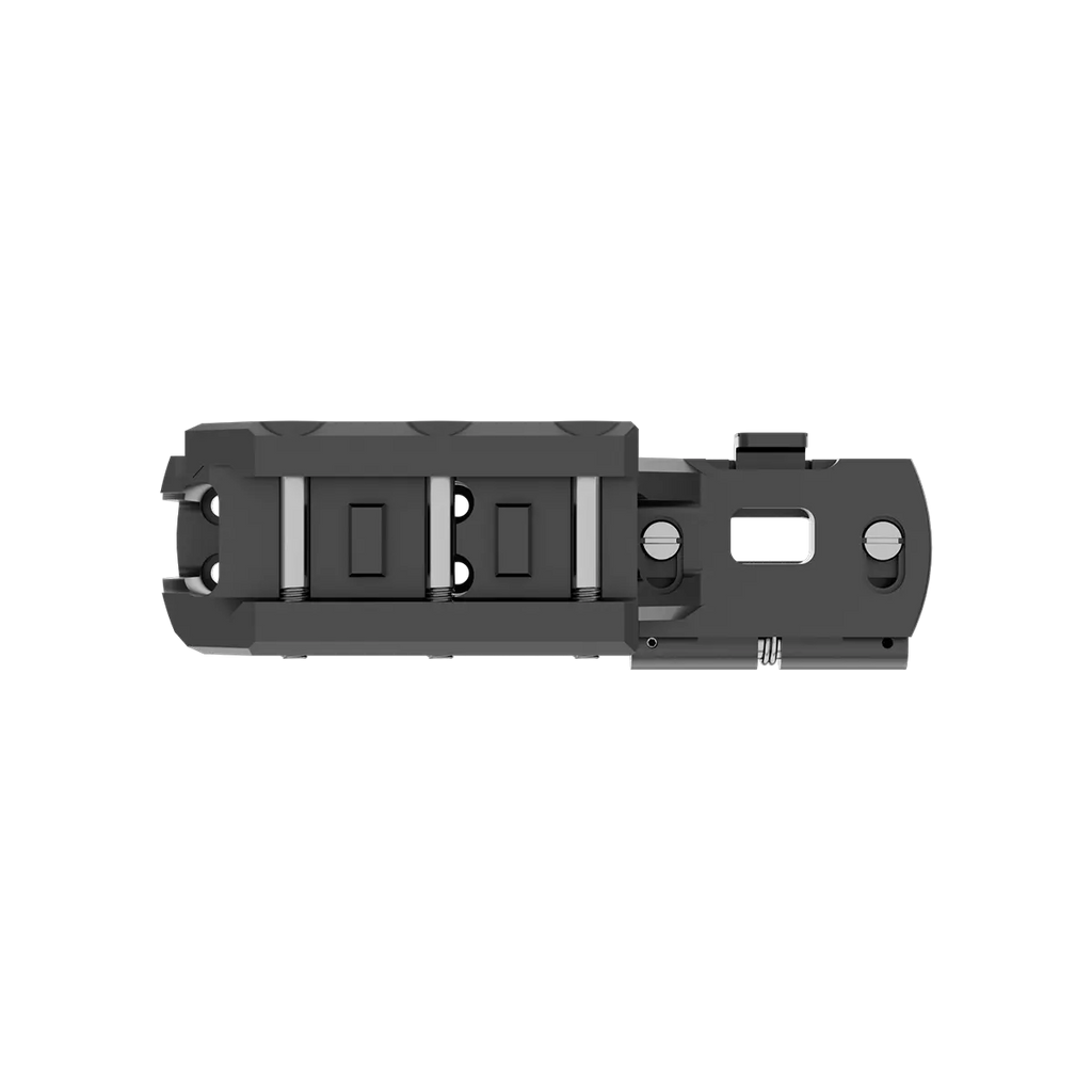 Black utility knife with a visible 'martor' brand logo on a white background