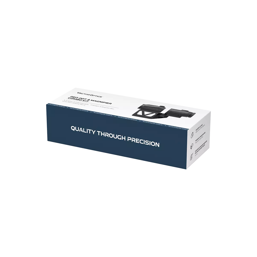 Toner cartridge packaging with 'Quality Through Precision' text on a white background