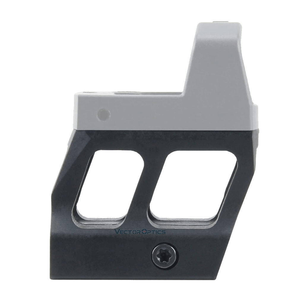 Black and gray scope mount with Vector Optics branding on a white background