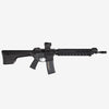 Black rifle on a white background