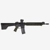 Black rifle on a white background